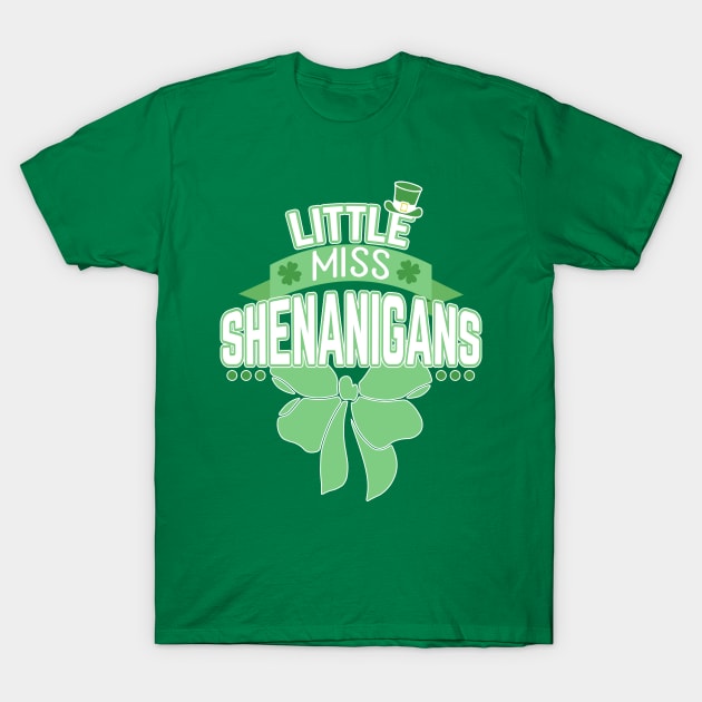 Little Miss Shenanigans T-Shirt by TheBlackCatprints